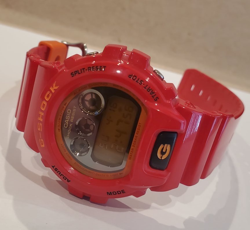 70 USD] FS: Casio G-Shock DW-6900CB Red & Orange | WatchCharts