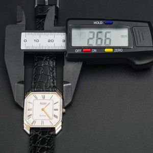New Battery SEIKO DOLCE Vintage Men's Watch 6020-5940 Tank Octagon