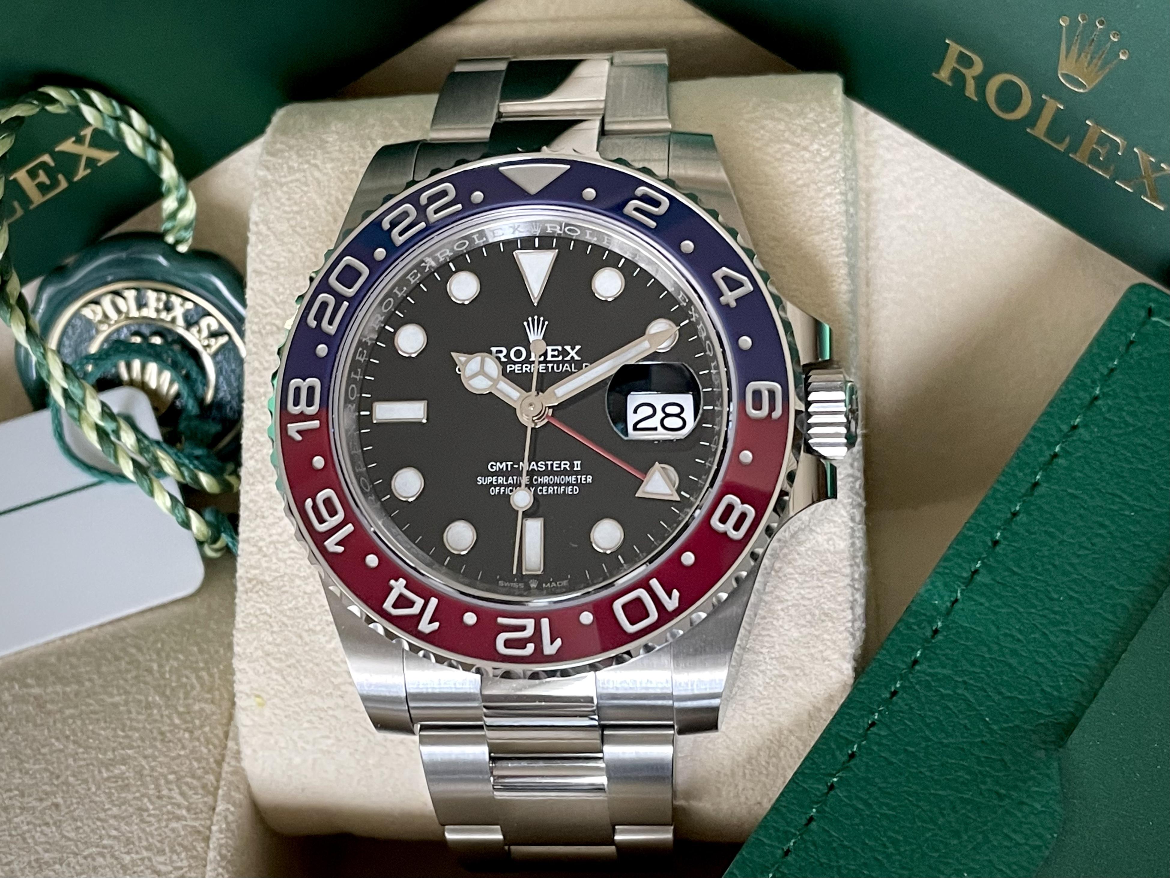 Rolex pepsi 2024 black red