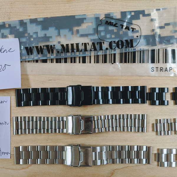 [WTS] Three Strapcode Miltat bracelets (20mm & 19mm lug width