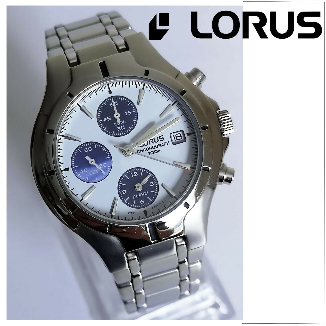 セイコー LORUS 腕時計 SEIKO - セイコー ローラス☆SEIKO LORUS デジアナ クロノグラフ
