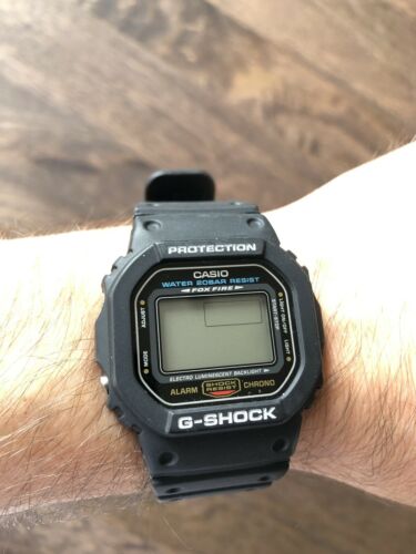 Casio G-shock Watch Dw-5600e-1 First Type Fox Fire Standard Basic