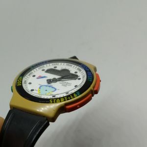 Casio VQ-11 Japan Vintage Red Digital Watch 42mm Parts or