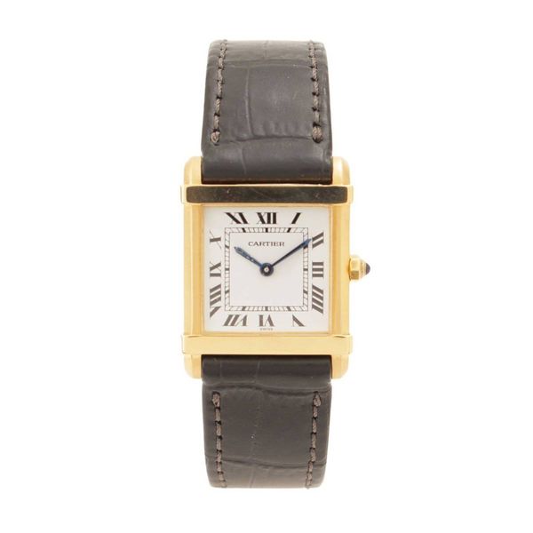 [Cartier] Cartier Tank Shinoise SM Watch Quartz K18 Gold x White ...