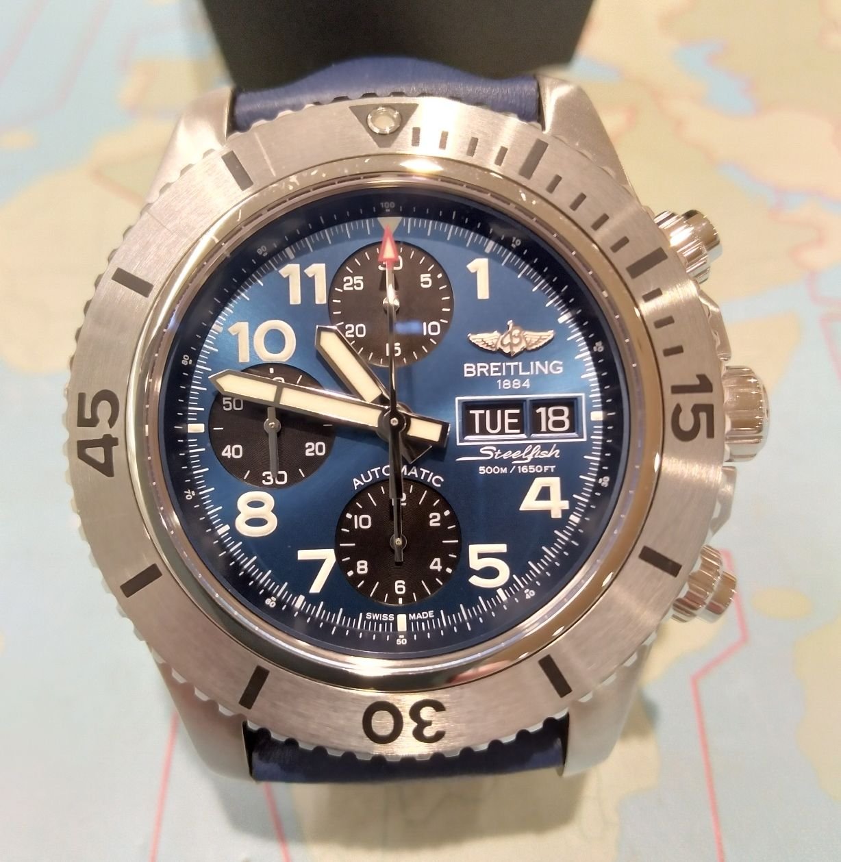 breitling superocean steelfish chronograph