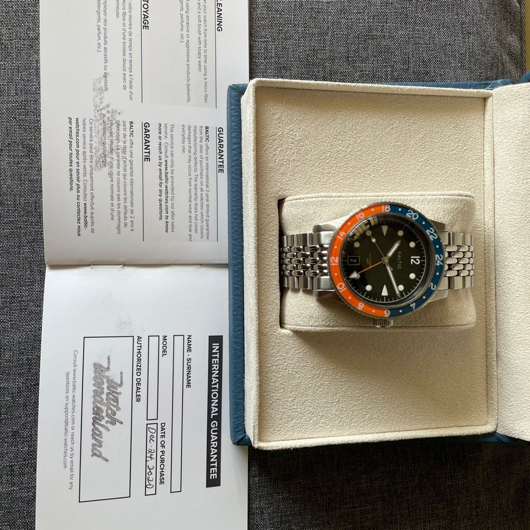 Baltic aquascaphe gmt for sale hot sale