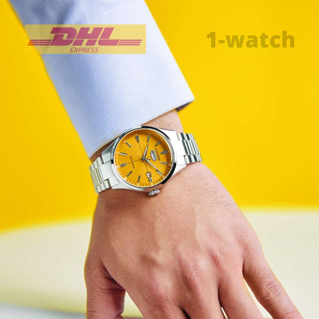 Citizen NH8391-51Z Automatic Yellow Dial Silver Stainless Steel