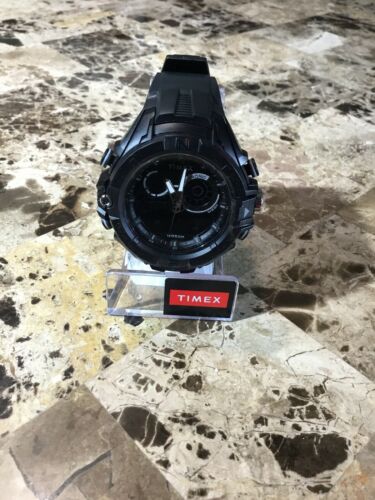 timex men's guard dgtl bold combo resin strap watch