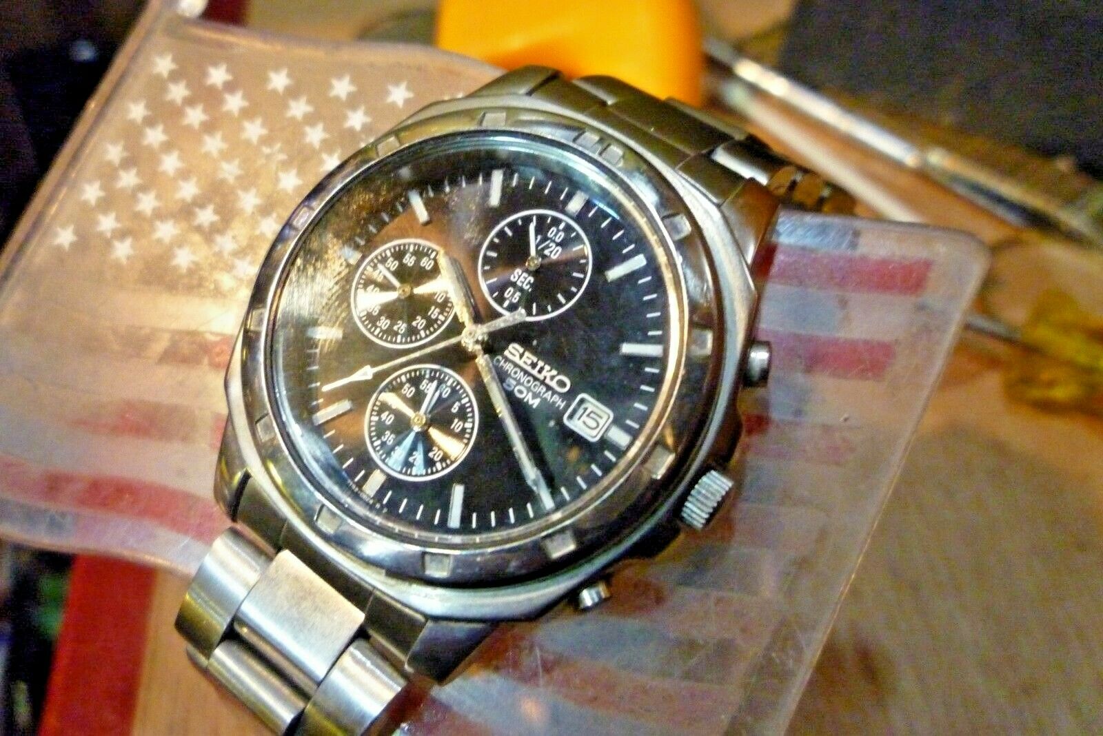 38mm chronograph seiko