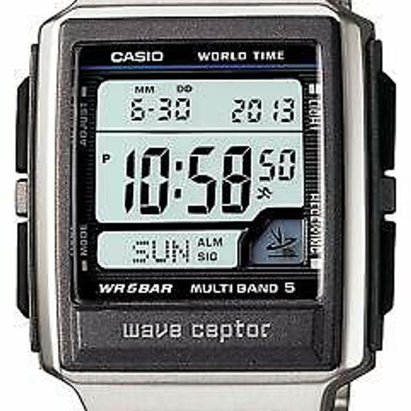 Casio Wave Ceptor WV-59DJ-1AJF Atomic Multiband 5 Mens Watch ...