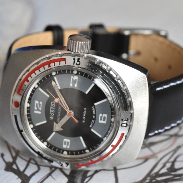 [WTS] Vintage Vostok Amphibia Barrel Case & Sector Dial (serviced ...