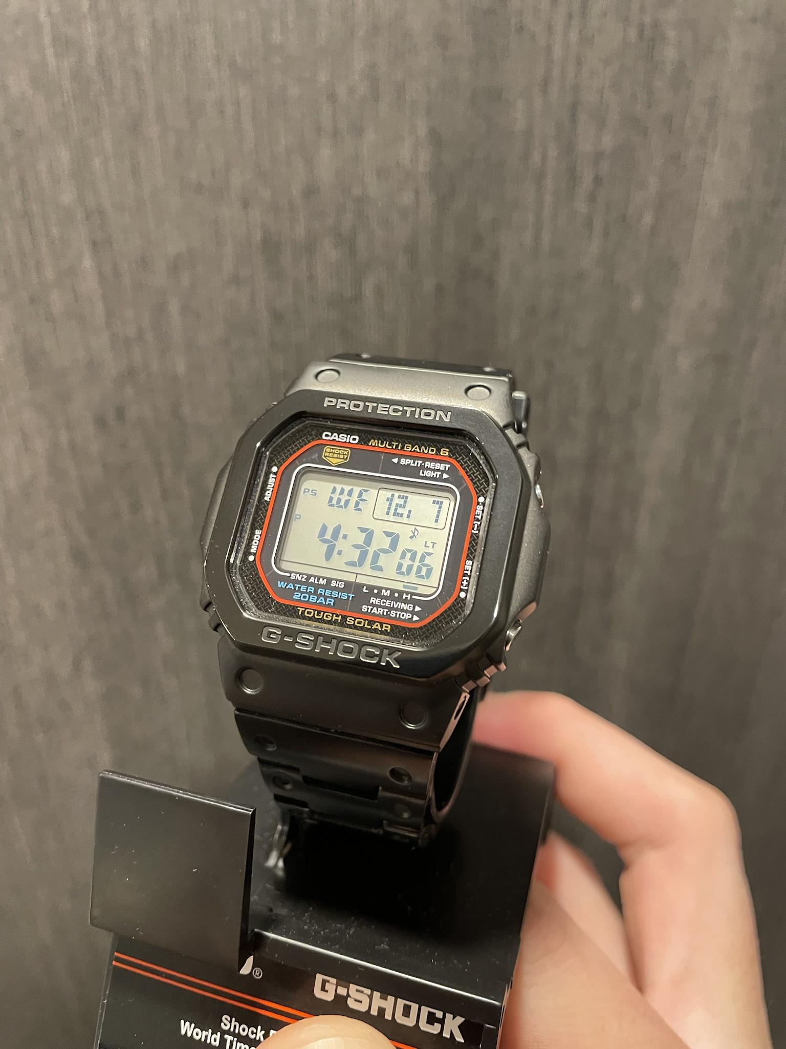 WTS] Casio G-Shock GW-M5610 Tough Solar + Black Titanium Mod