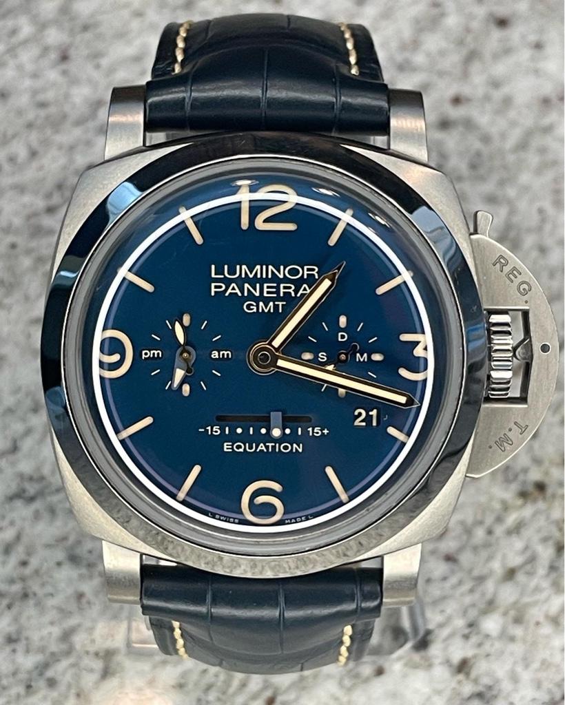 FS Panerai Luminor 1950 8 Days GMT Equation of Time Rare PAM00670