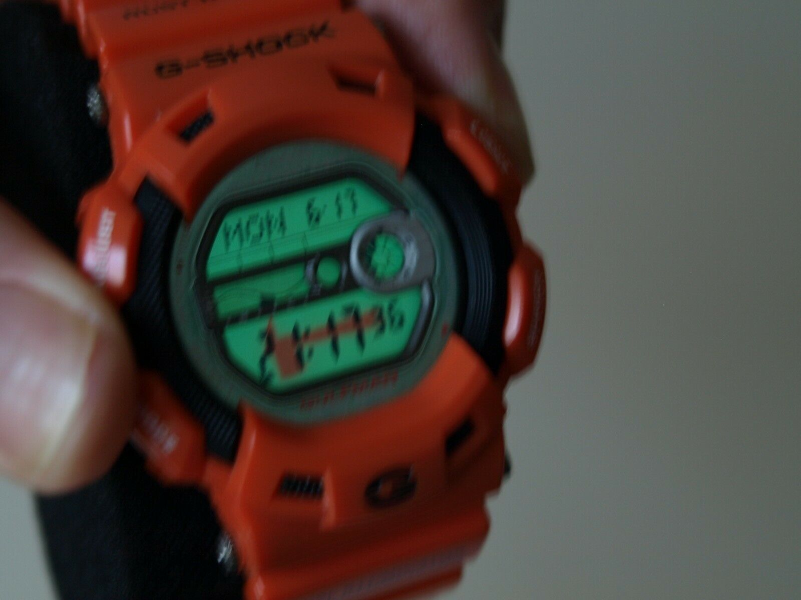 CASIO G SHOCK G-9100 R-4DR MODULE 3088 MEN IN RESCUE ORANGE 