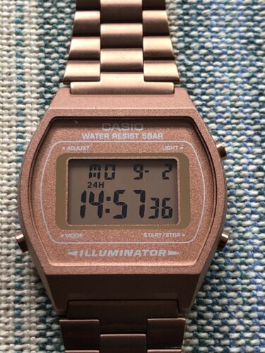 casio b640w rose gold
