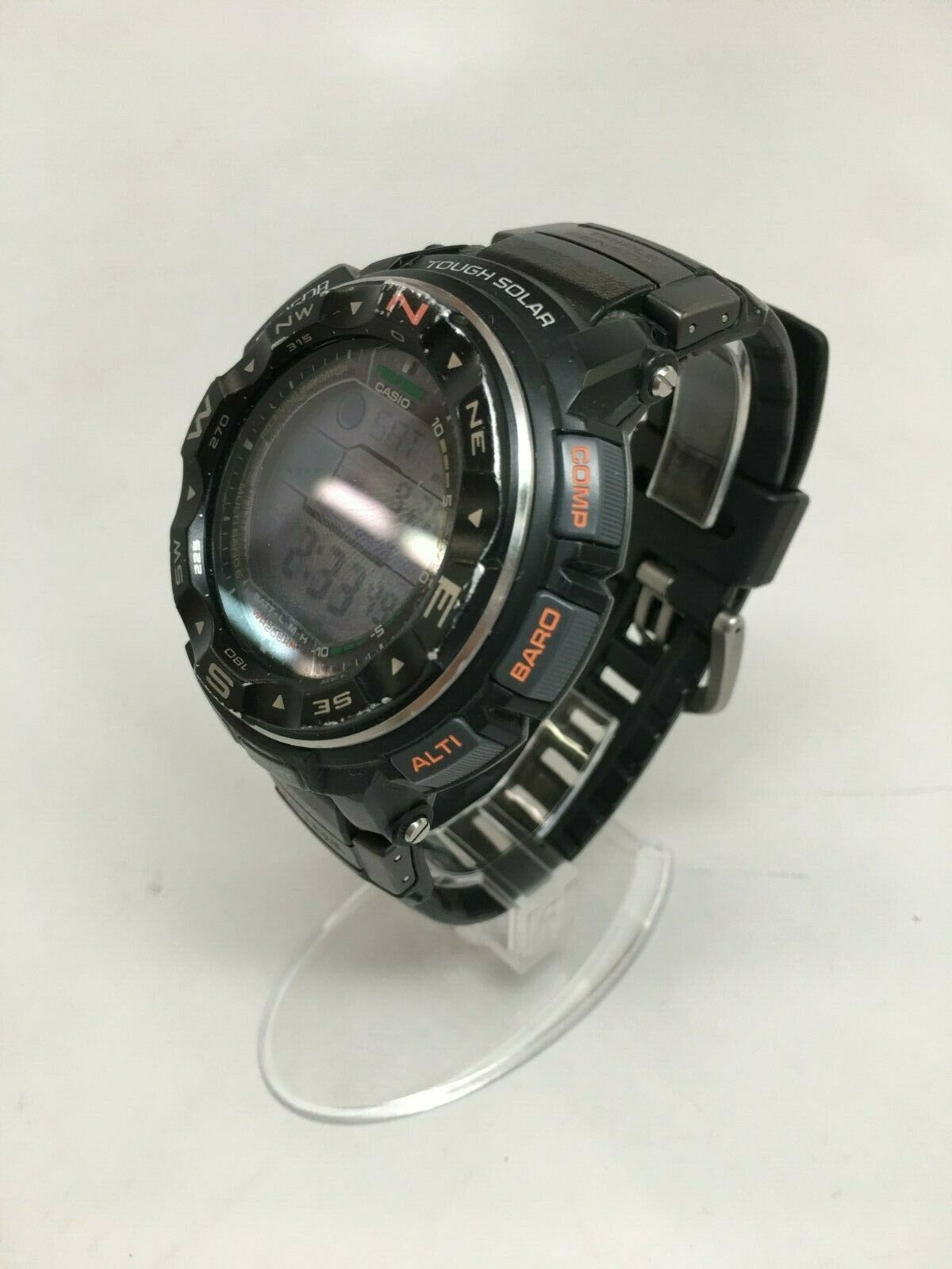 Casio Men's PRW-2500R-1CR Pro Trek Tough Solar Digital Sport