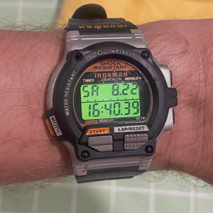 1997 Vintage Timex Iron Man Triathlon 8 Lap 746 Mens Watch Ironman