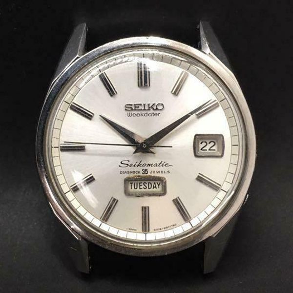 Vintage Seiko Seikomatic Weekdater 6218-8971 Automatic 35Jewels Mens ...