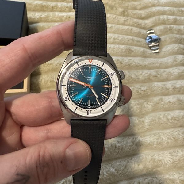 Christopher Ward C65 Super Compressor Watch With Gorgeous Blue Face ...
