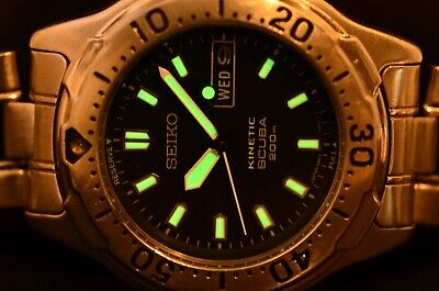 Seiko 5M63-0B30 SBCZ007 Blue dial Scuba 200m Diver Kinetic Seiko 5M63-0B30 SBCZ007 Blue dial Scuba 200m Diver Kinetic