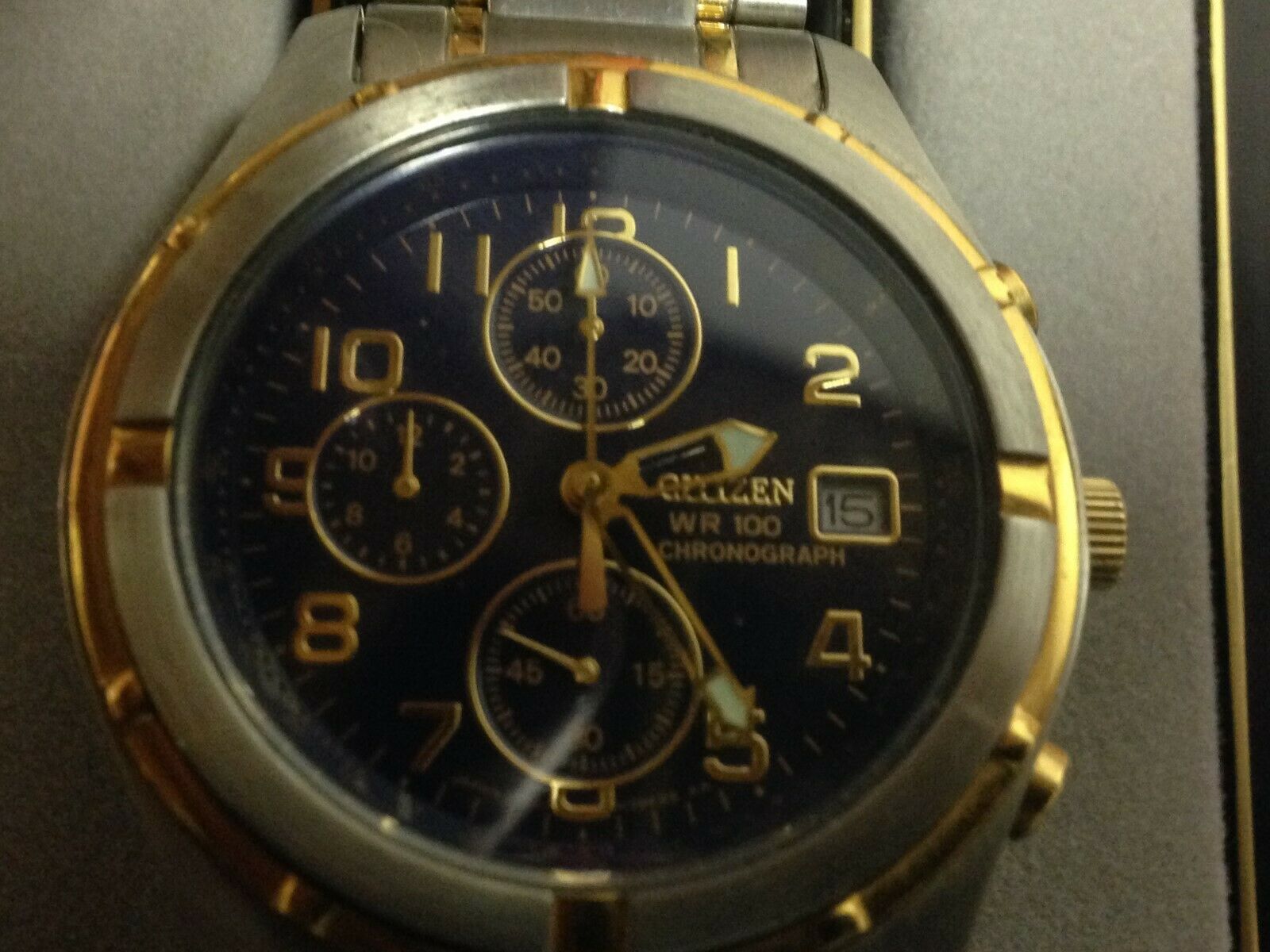 Citizen Chronograph WR 100 ~ Stainless Steel Men's Watch ~ 0510-H22960 K |  WatchCharts Marketplace