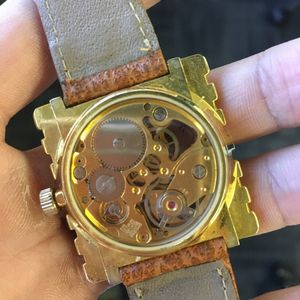 1970s rare vintage swiss Carvel gold skeleton watch | WatchCharts