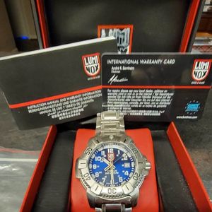 Luminox Mens Navy Seal Watch, 6100/6200 Series Stainless Steel OEM