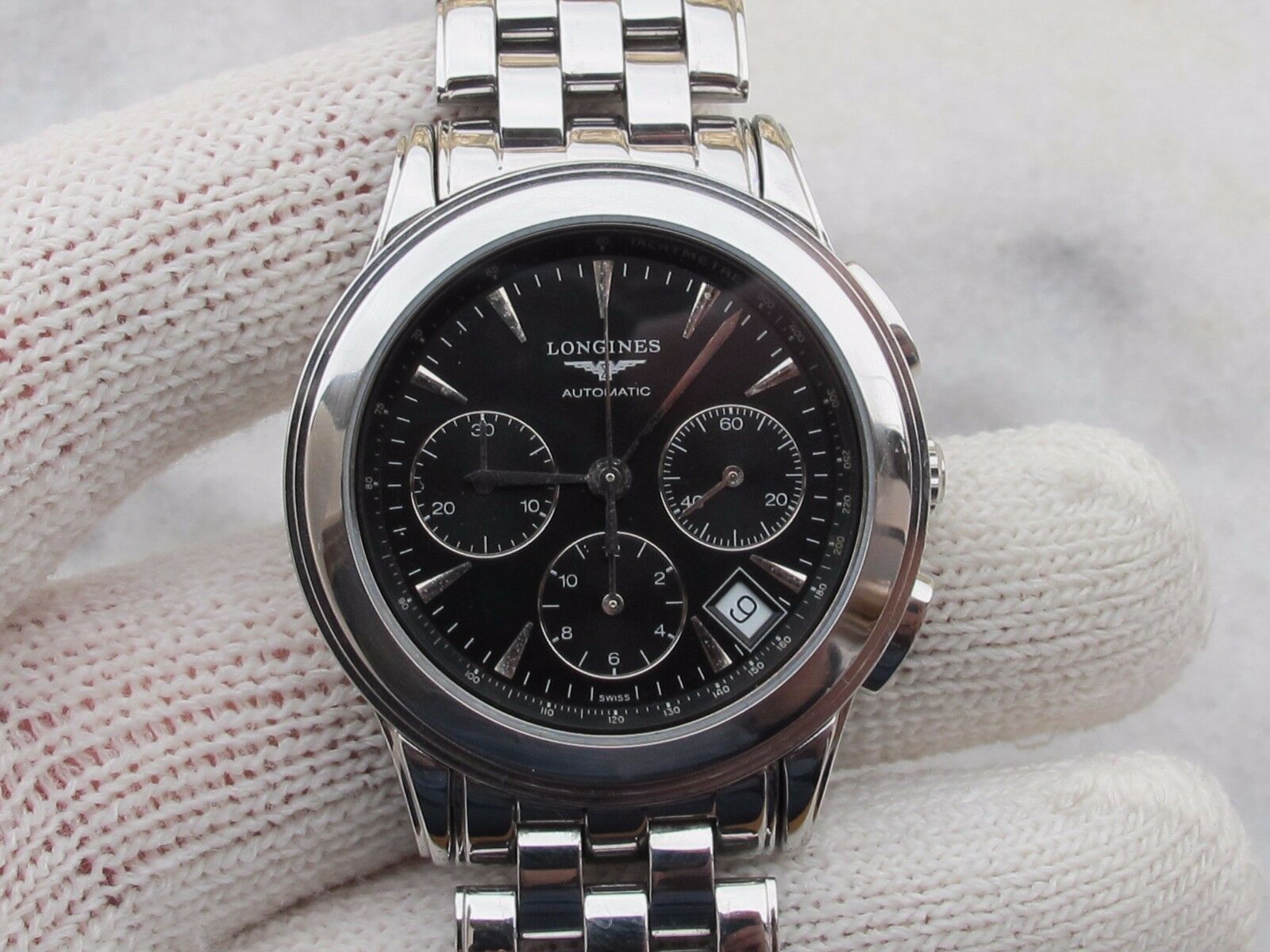 LONGINES FLAGSHIP L4.718.4 CHRONOGRAPH AUTOMATIC CAL.L650.2 ETA