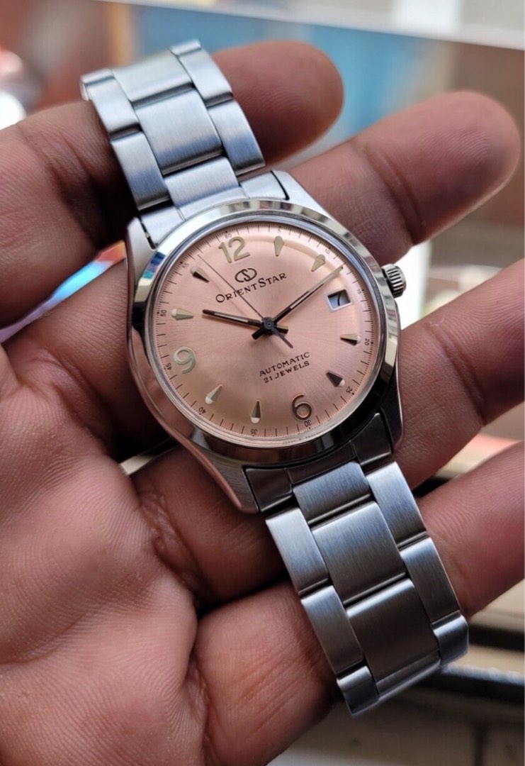 Orient Star Pink Salmon Dial Ref. WZ0101PF | WatchCharts Marketplace