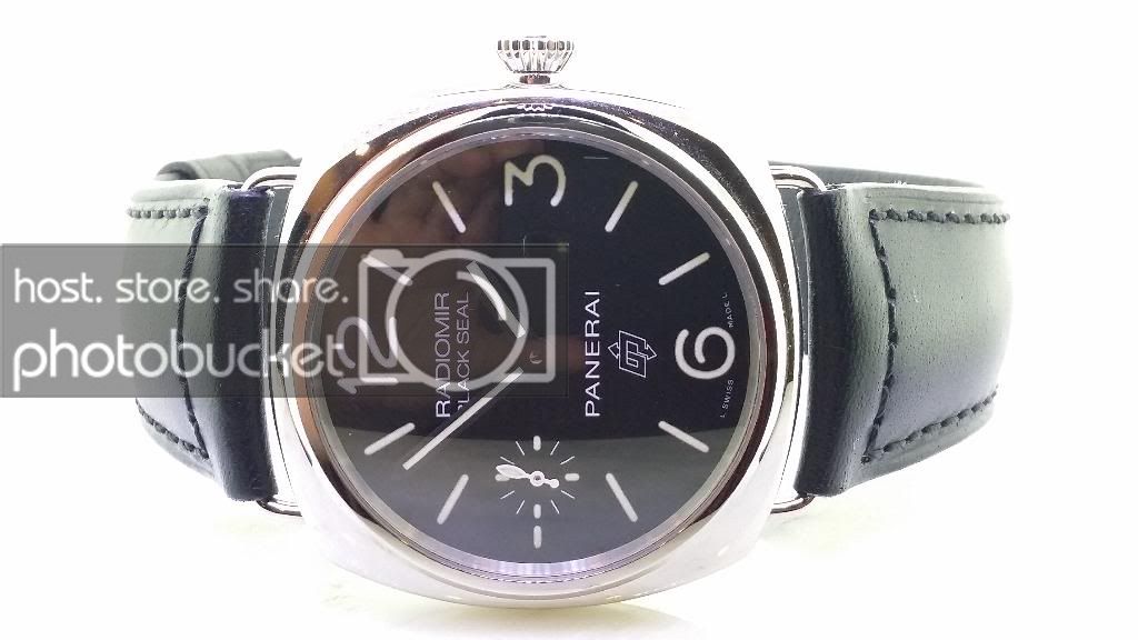 F S Panerai PAM 380 Radiomir Black Seal Logo Dial 45 mm 4100