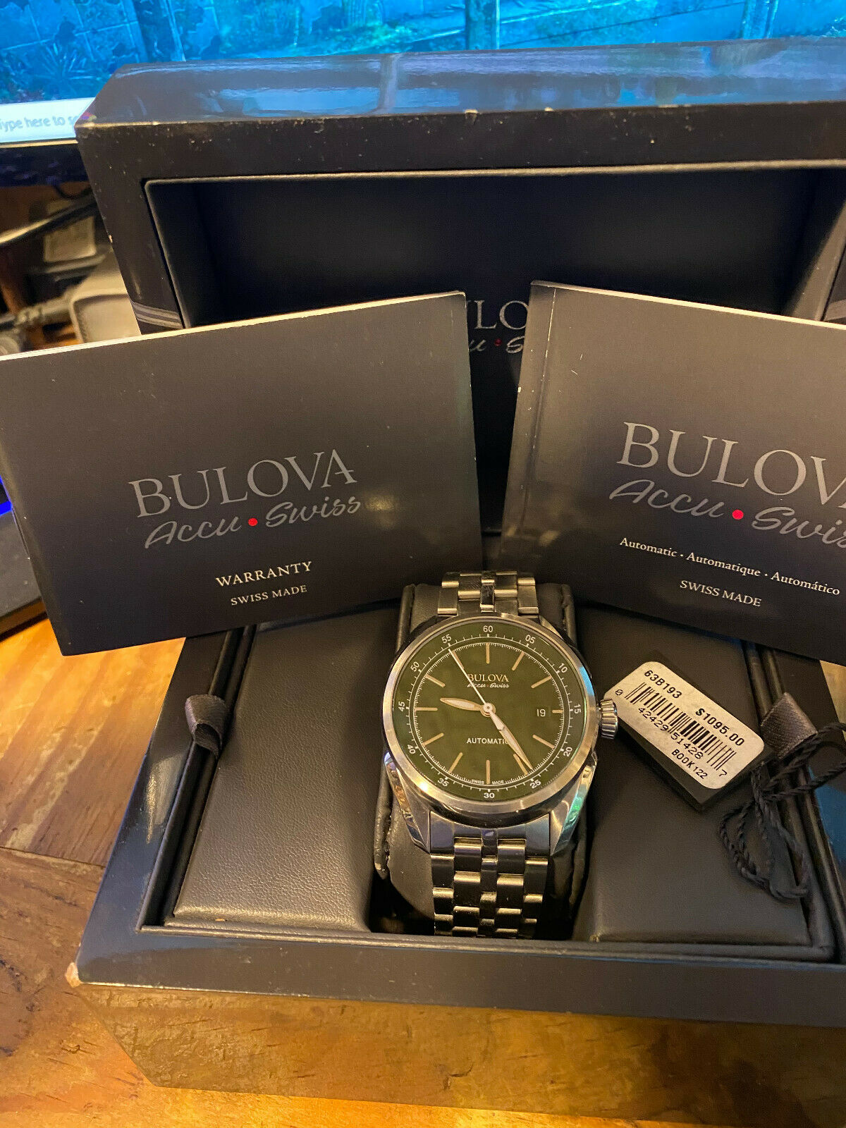 Bulova accu swiss 42mm 63b193 Automatic watch Very nice WatchCharts