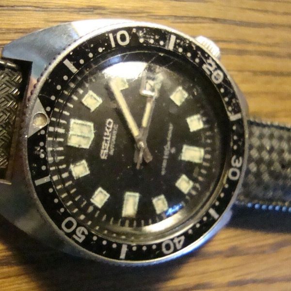 1969 Seiko Diver 6105A - 8009 Early Version nice CONDITION actually ...