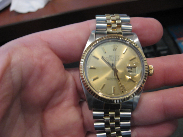 Glniva swiss rolex on sale 3131 patented 0.750 18k