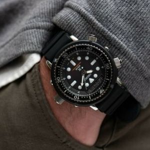 Seiko Arnie SNJ025P black Prospex Watch. Solar, Diver, AU stock, Warranty  $799 | WatchCharts