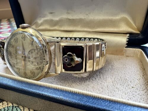 1953 Girard Perregaux Elk Presentation Watch With Original Box