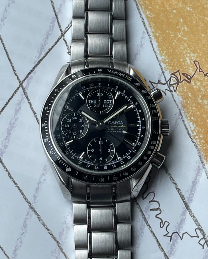 FS Omega Speedmaster Day Date 40mm Chronograph Steel 3220.50.00