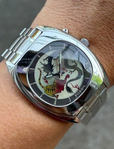 FOSSIL フォッシル BIG TIC JR-8 管60 FOSSIL BIG TIC JR-7978 稼働品 電池交換済み 漢字 - メルカリ