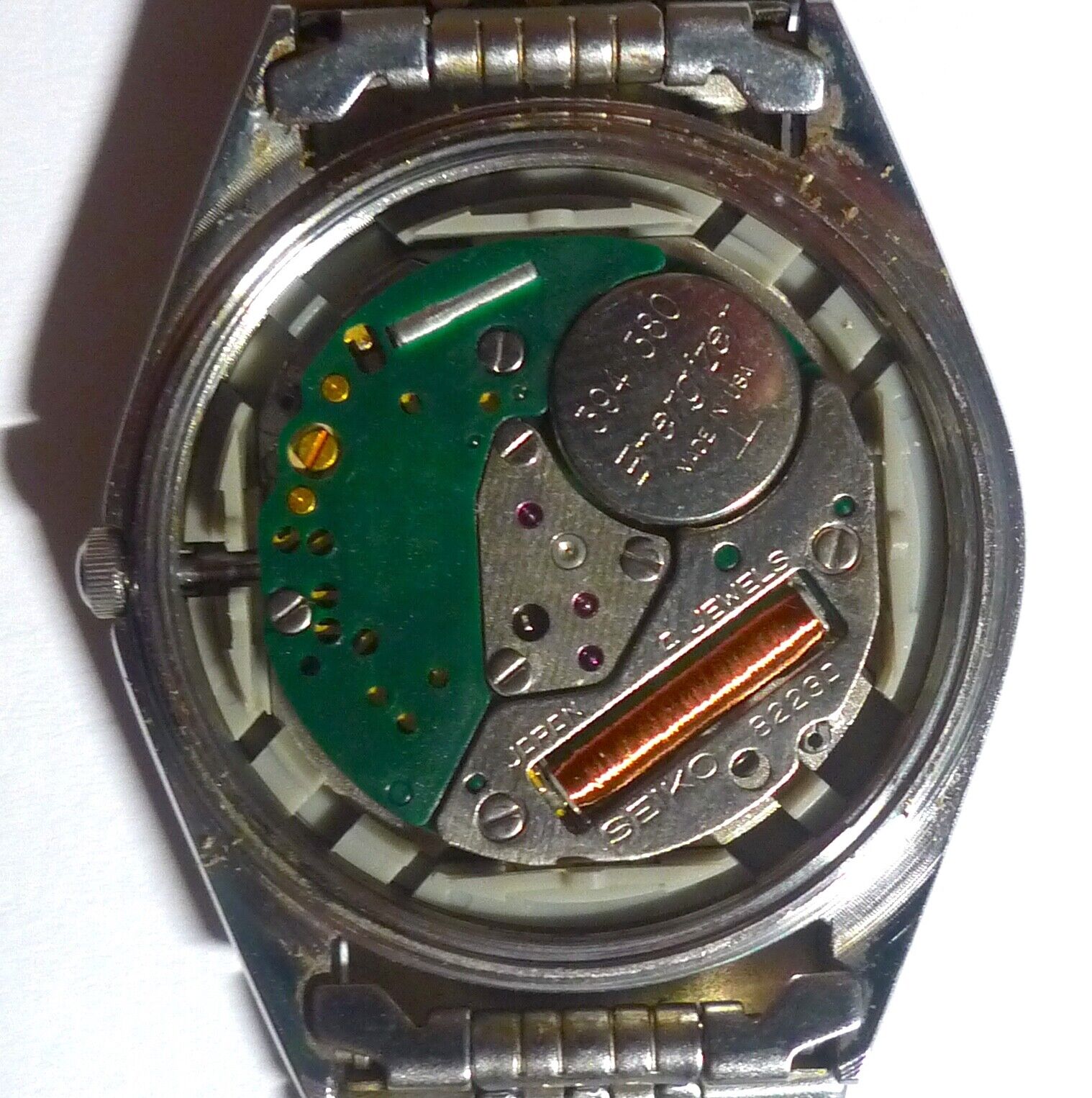 Vintage Seiko SQ 8223-8080 Quartz Watch 1981 Lion Head