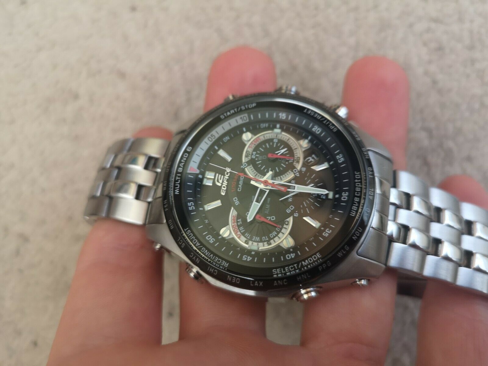 Casio Edifice EQW-M710 M(5089) Tough Solar Multi band 6 Watch For