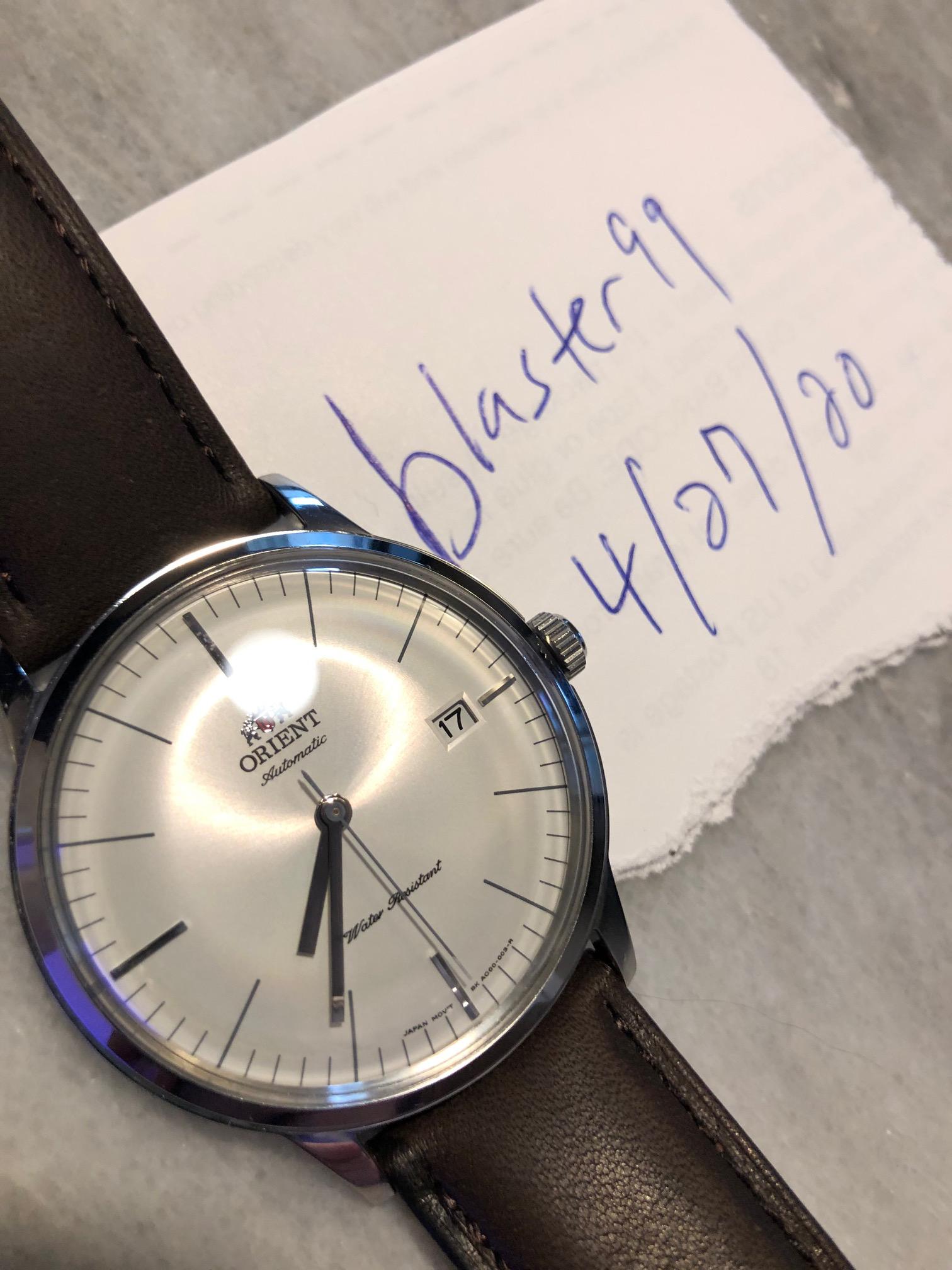 WTS Orient Bambino Bauhaus v3 White Dial Automatic FAC0000EW0 WatchCharts Marketplace