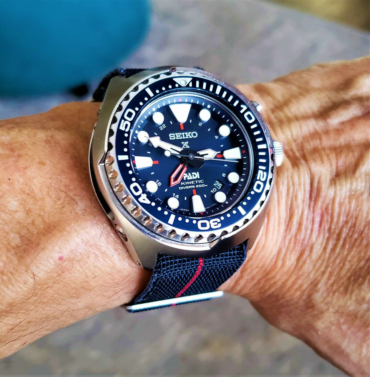 SEIKO Special Edition SUN065P1 PROSPEX SEA Prospex Kinetic GMT Diver PADI WatchCharts Marketplace