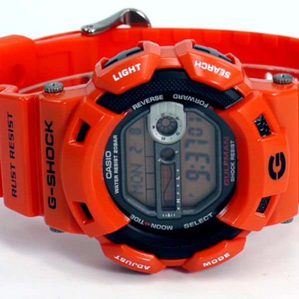 Casio G-Shock Gulfman G-9100R-4ER (MEN IN RESCUE ORANGE) unworn ...