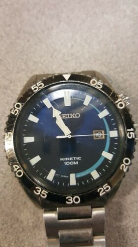 Vintage Seiko Kinetic 5M82 0AG0 Wrist Watch WatchCharts