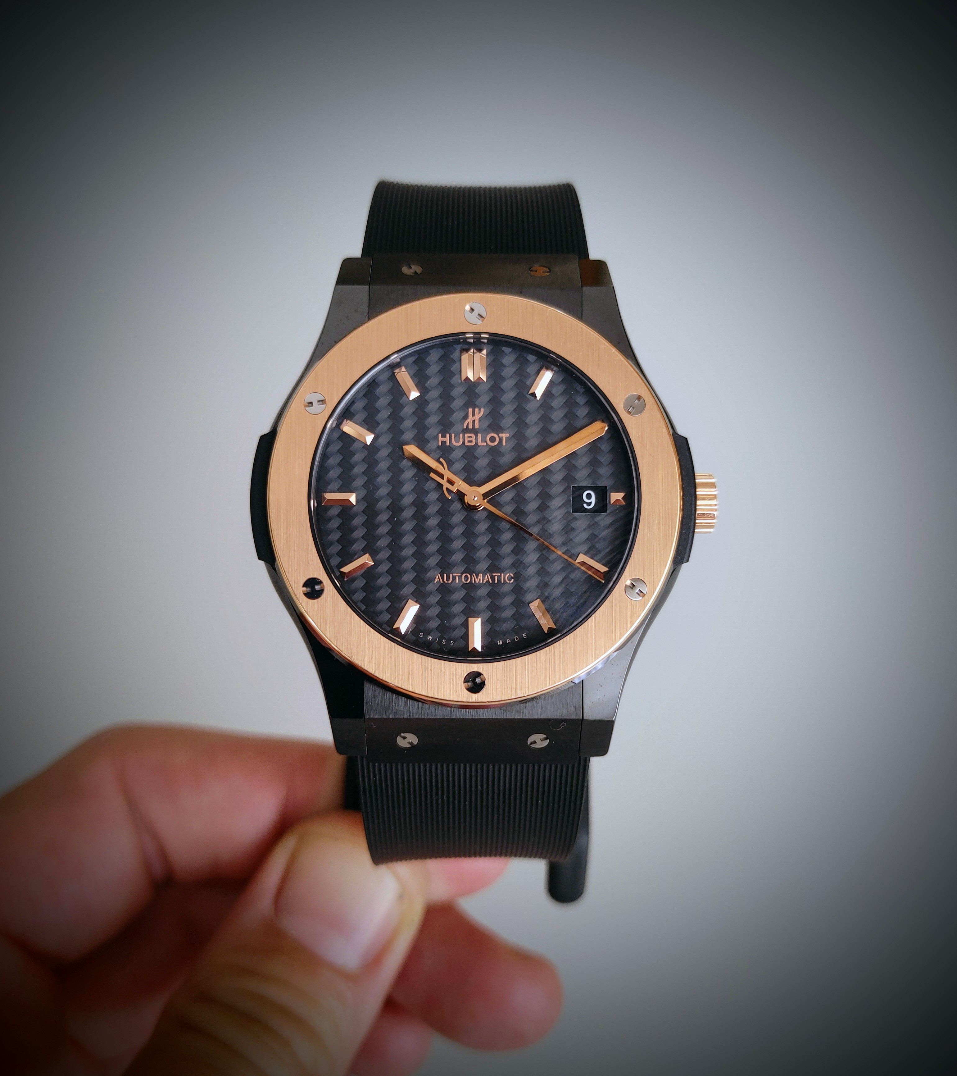 Hublot classic store fusion ceramic gold