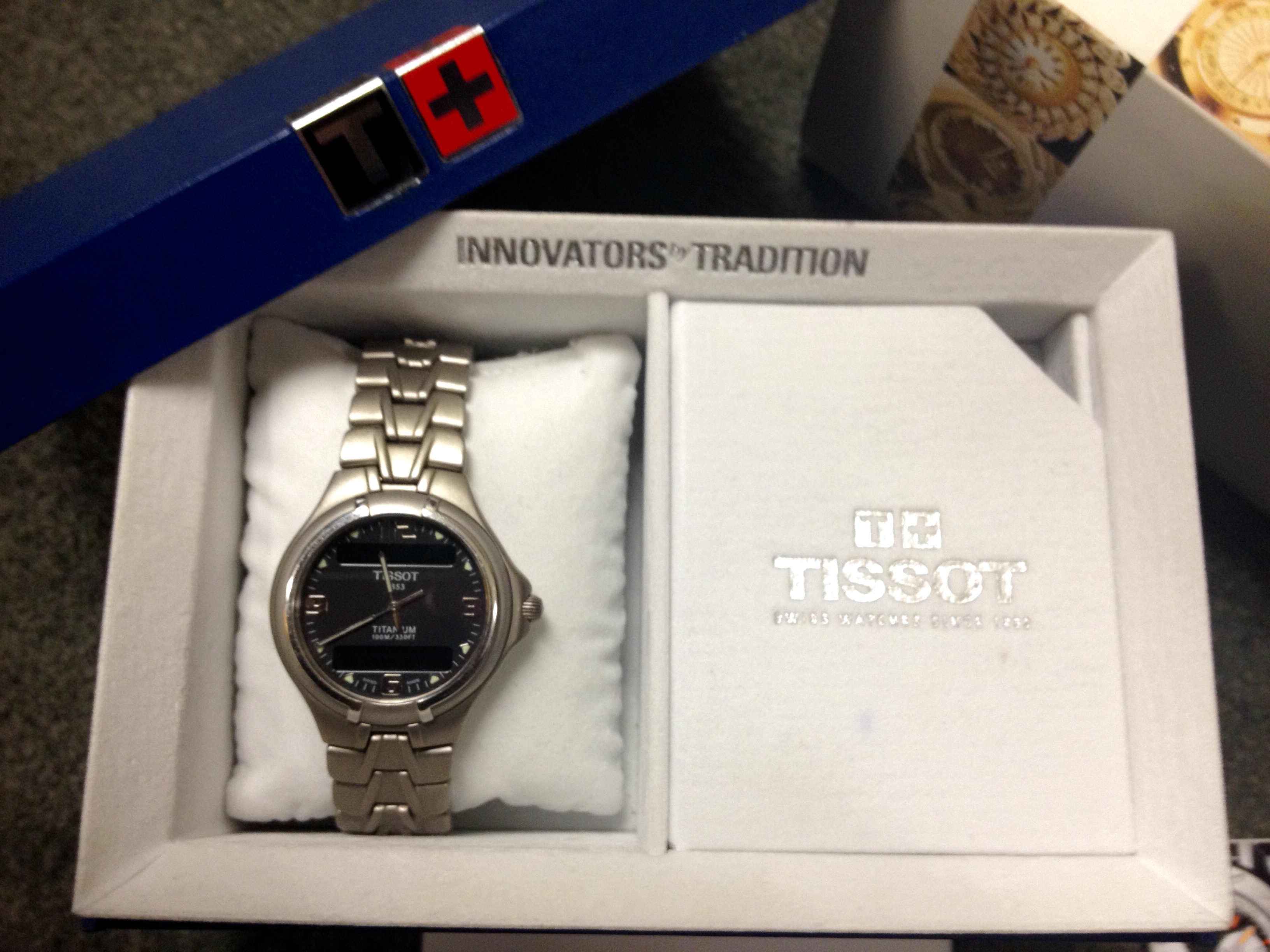 FSOT TISSOT TITANIUM T690K with box and manuals WatchCharts