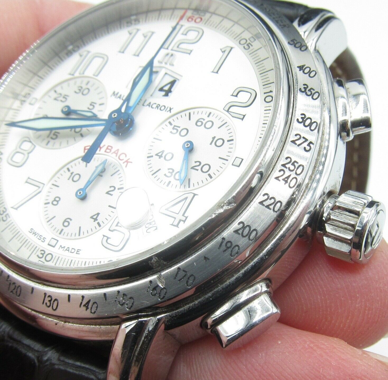 MAURICE LACROIX MASTERPIECE FLYBACK AVIATOR AUTOMATIC CHRONOGRAPH