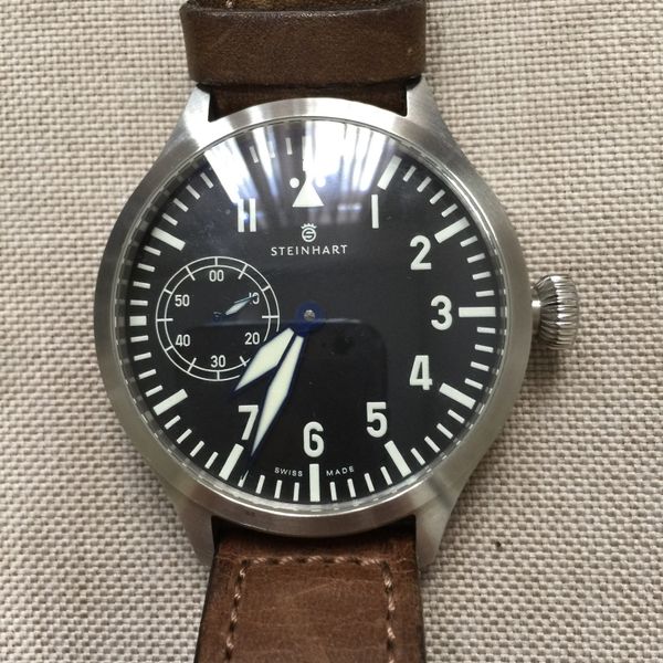 Steinhart 47mm Pilot manual winding WatchCharts Marketplace