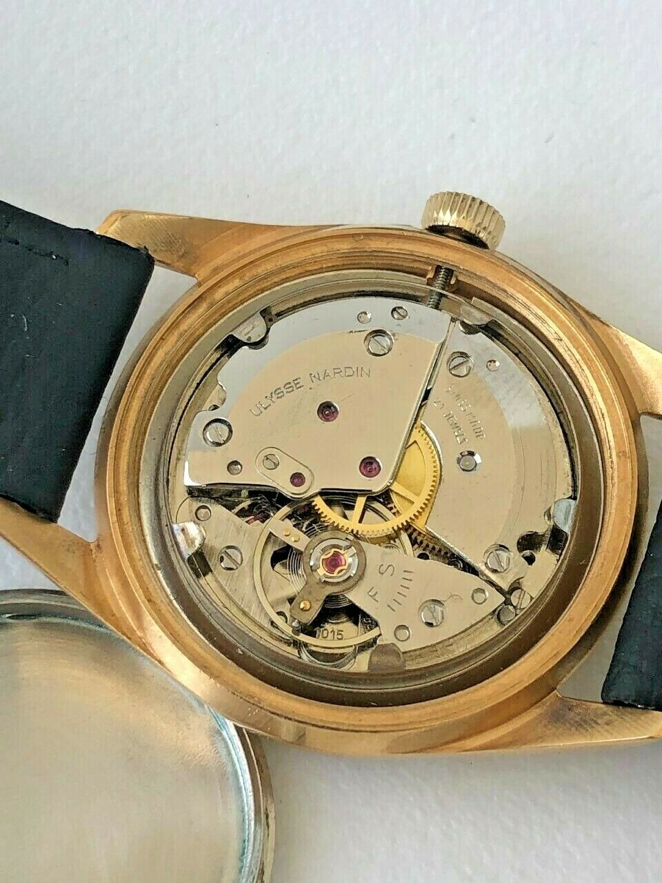 Rare Ulysse Nardin 18k Gold Filled Kamasutra Erotic Dial Manual