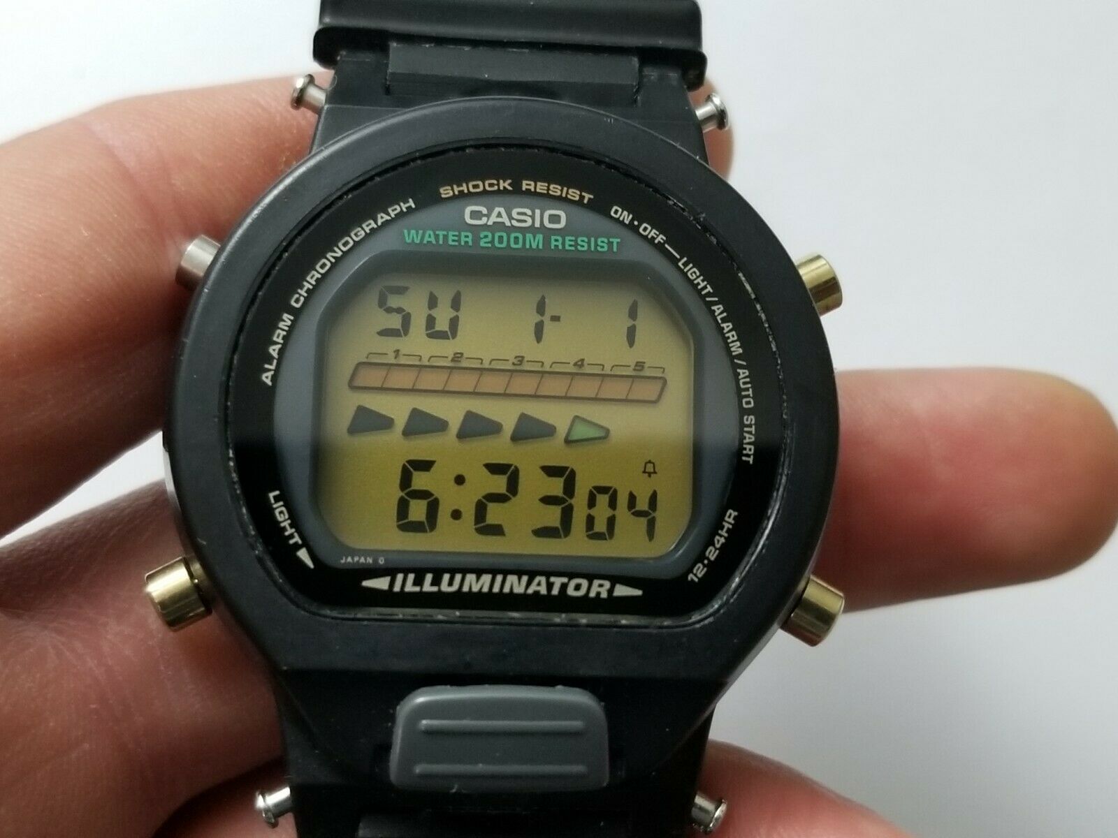 CASIO DW-6600 G-SHOCK VINTAGE GOLD RARE DIGITAL WATCH MODULE CASIO DW-6600 G-SHOCK VINTAGE GOLD RARE DIGITAL WATCH MODULE