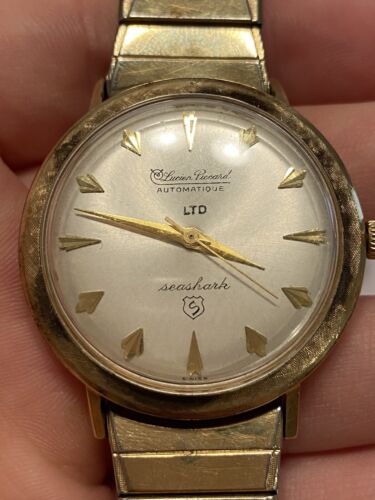 Vintage Lucien Piccard Automatique Seashark 10k Gold Filled Men s Watch Runs WatchCharts Marketplace